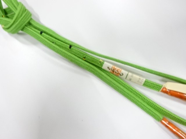 JAPANESE KIMONO / UNUSED HAND-TIED OBIJIME